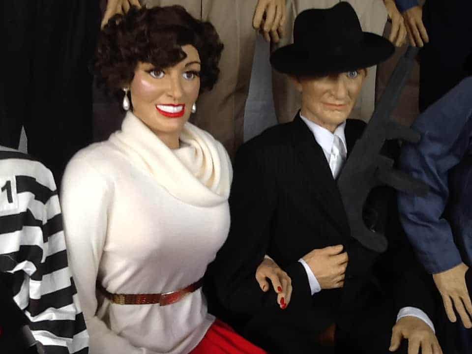 creative characters life size mannequins vintage couple